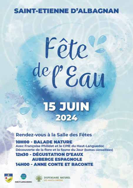 Fête de l'Eau à Saint-Etienne le 15 juin 2024